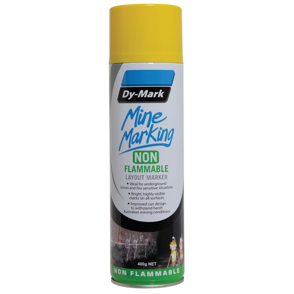 DY-MARK SAFE MARK HORIZONTAL YELLOW 400G AEROSOL